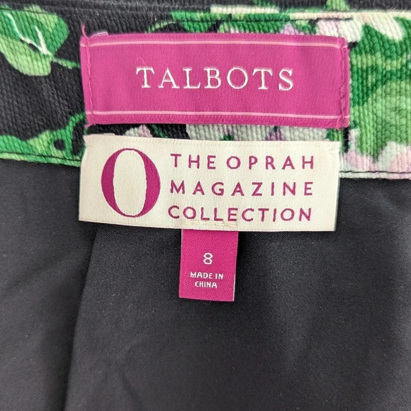 Talbots The Oprah Magazine Collection Hydrangea Pencil Skirt | Women Size 8 - Picture 9 of 10
